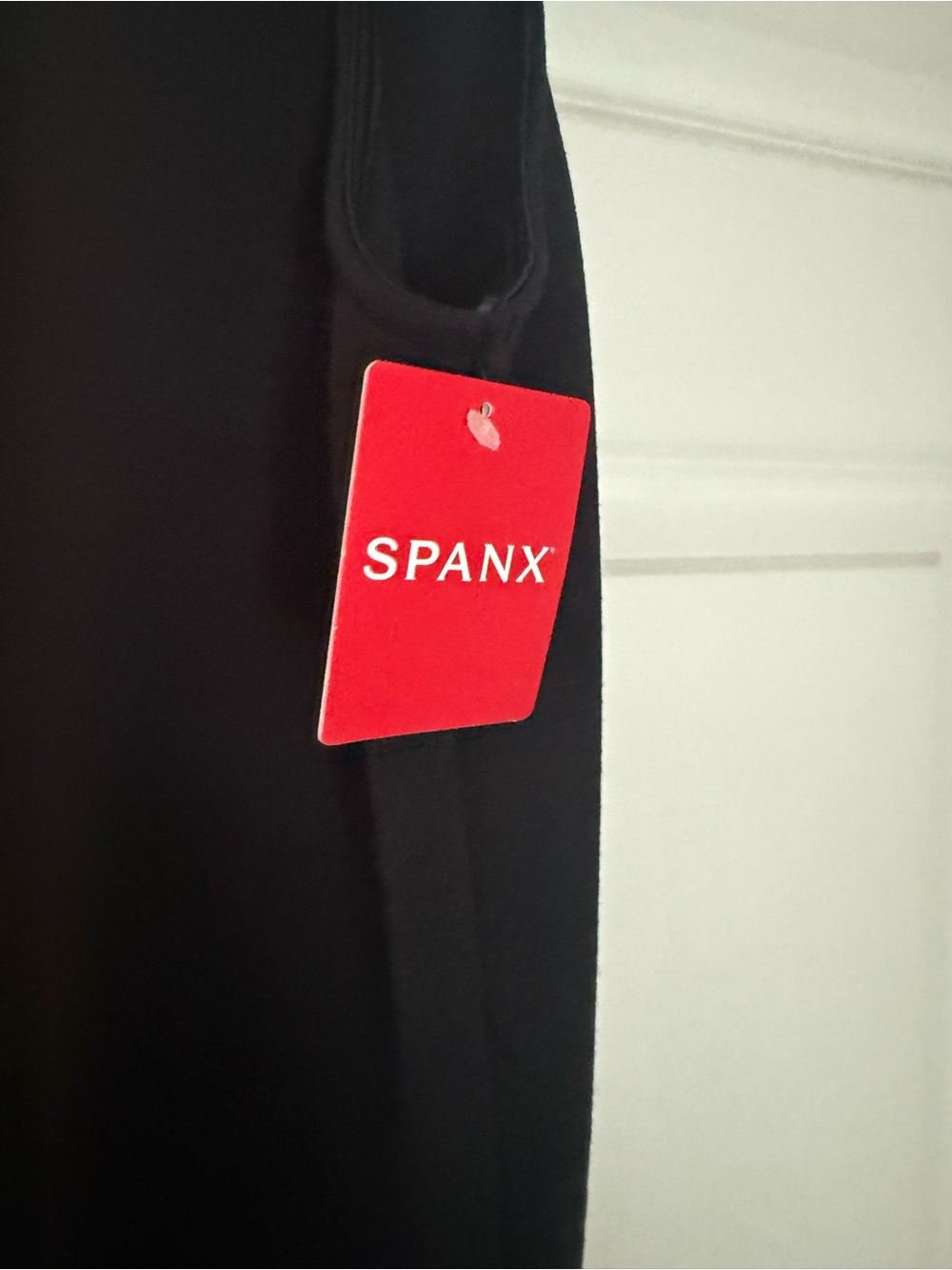 SPANX Sleeveless Black Jumpsuit with Drawstring Waist - Picture 2 of 4